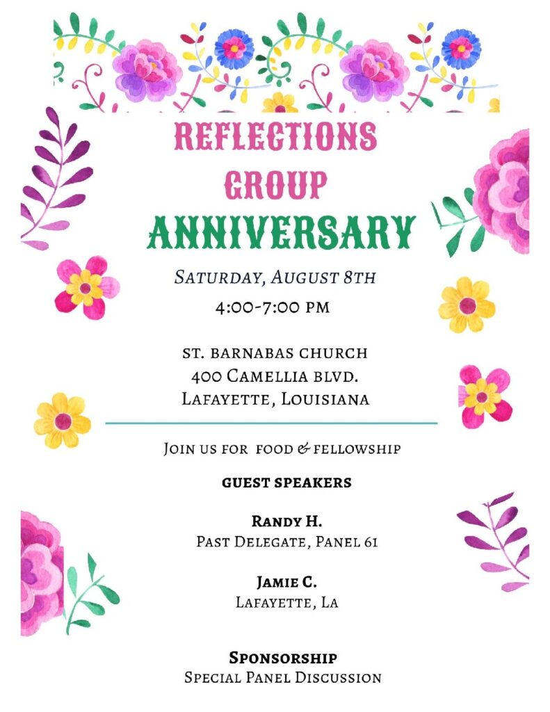 Reflectionsflyer